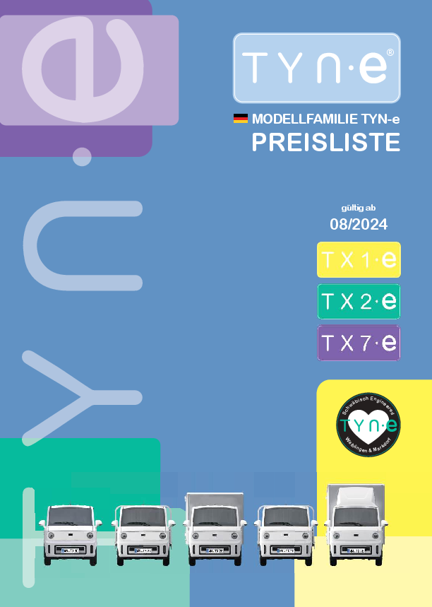 TYN-e Preisliste