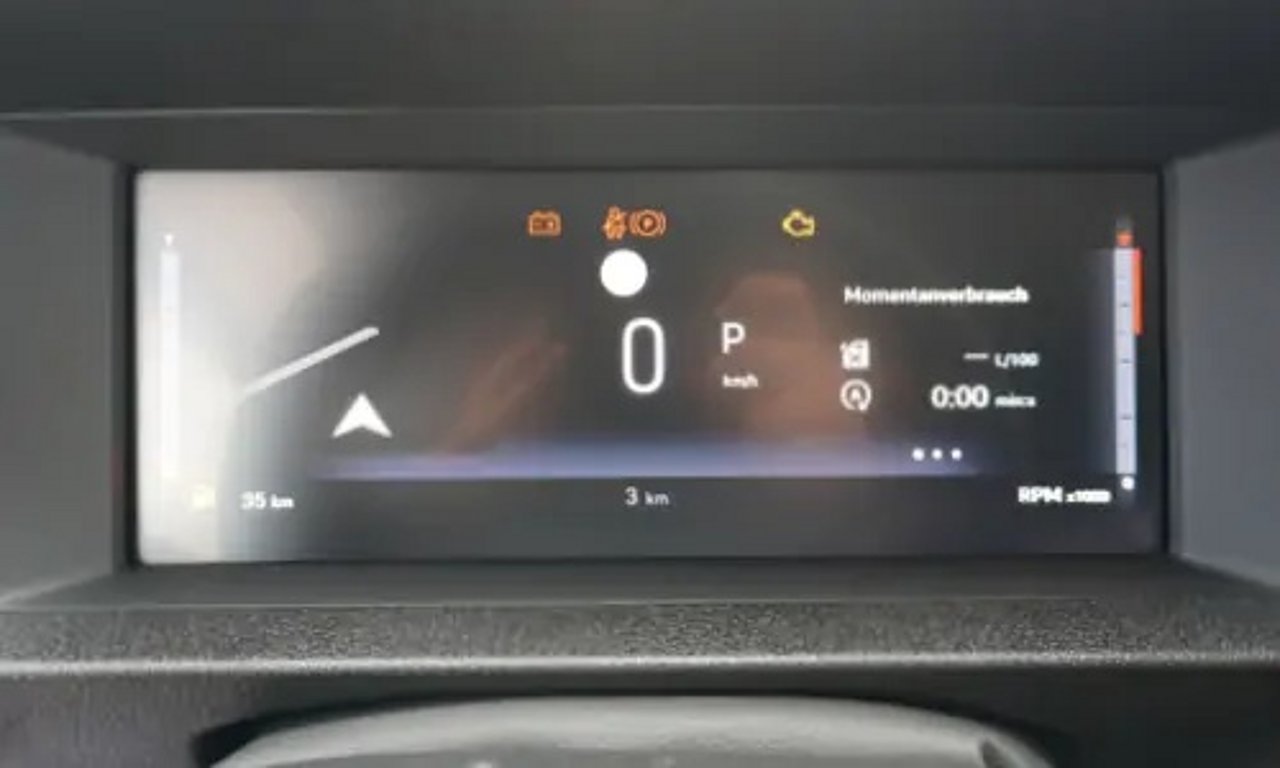 Fiat Ulysse digit. Kombiintrument