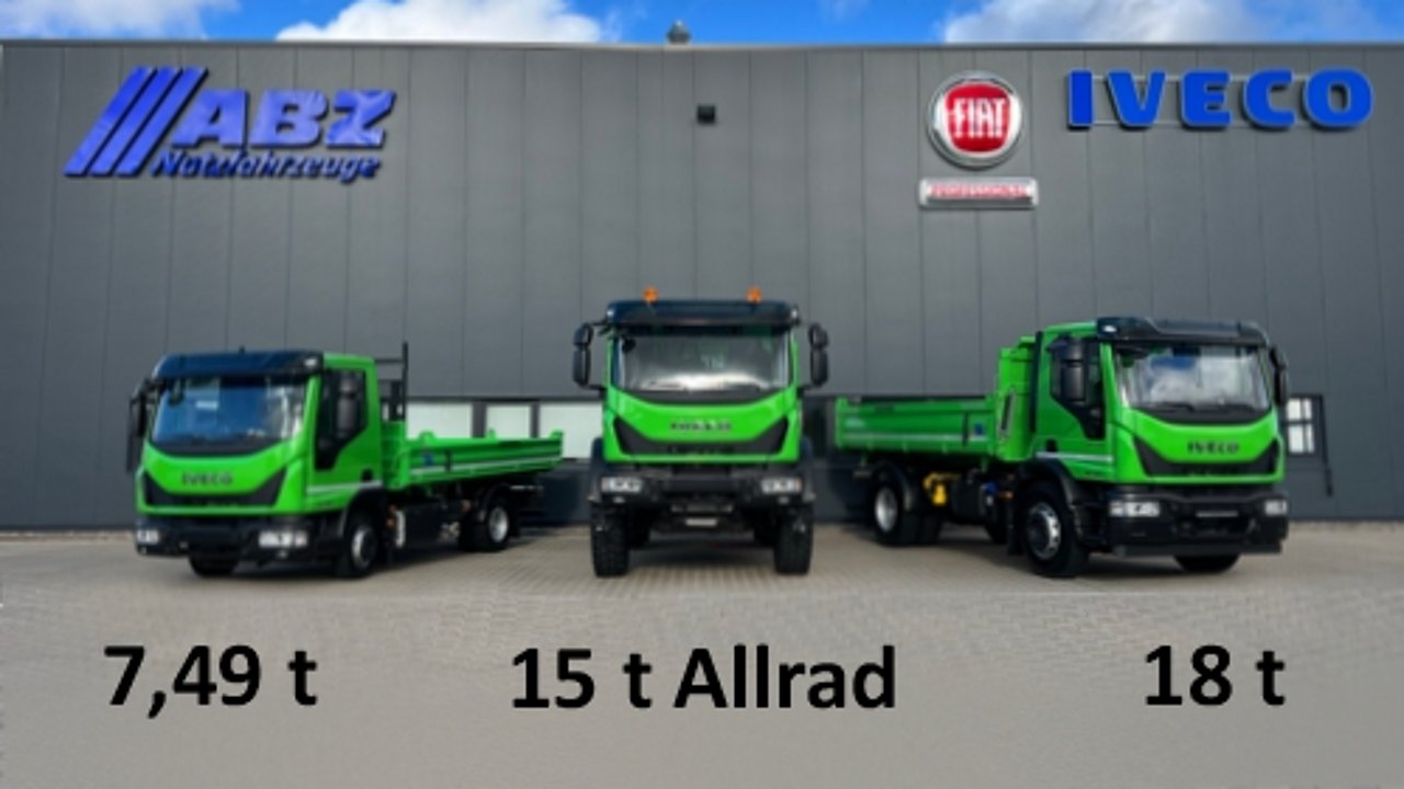 Eurocargo: verschiedene Größen