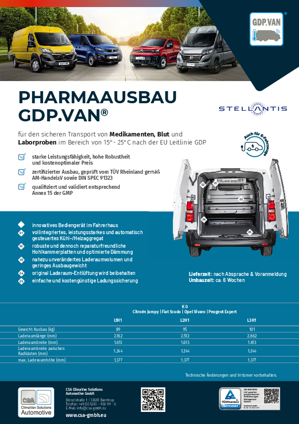 Flyer Scudo GDP VAN – Temperaturgeführte Kastenwagen