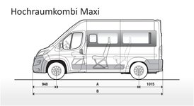 Fiat Ducato Kombi Skizze