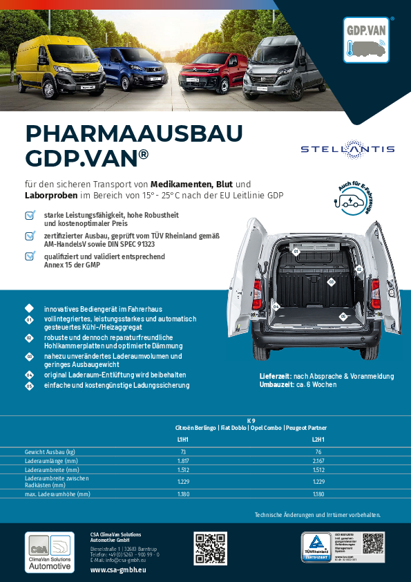 Flyer Doblo GDP VAN – Temperaturgeführte Kastenwagen