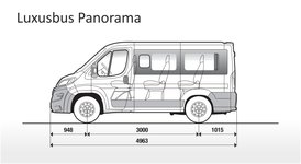 Fiat Ducato Kombi Skizze