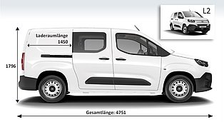 Fiat Doblo Multicab Skizze