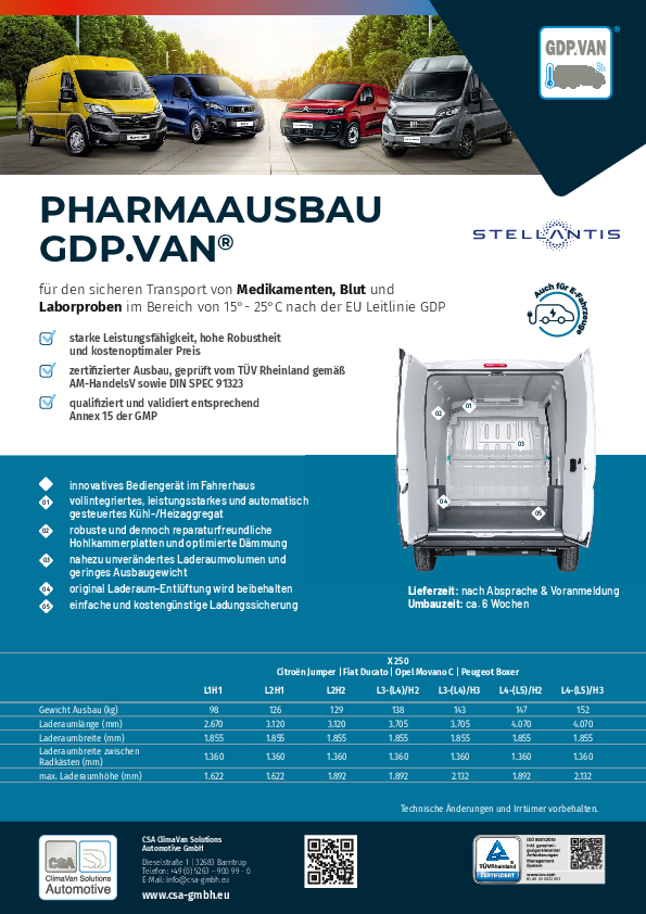 Flyer Ducato GDP VAN – Temperaturgeführte Kastenwagen