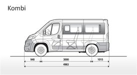 Fiat Ducato Kombi Skizze