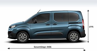 Fiat Doblo Kombi Skizze L1